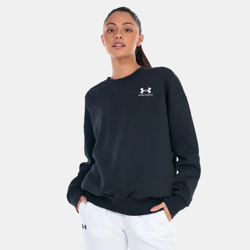 اندر ارمر سويت شيرت نسائي من الصوف الأساسي